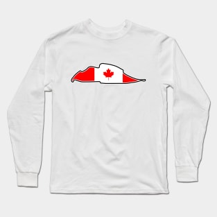 Circuit Gilles Villeneuve [flag] Long Sleeve T-Shirt